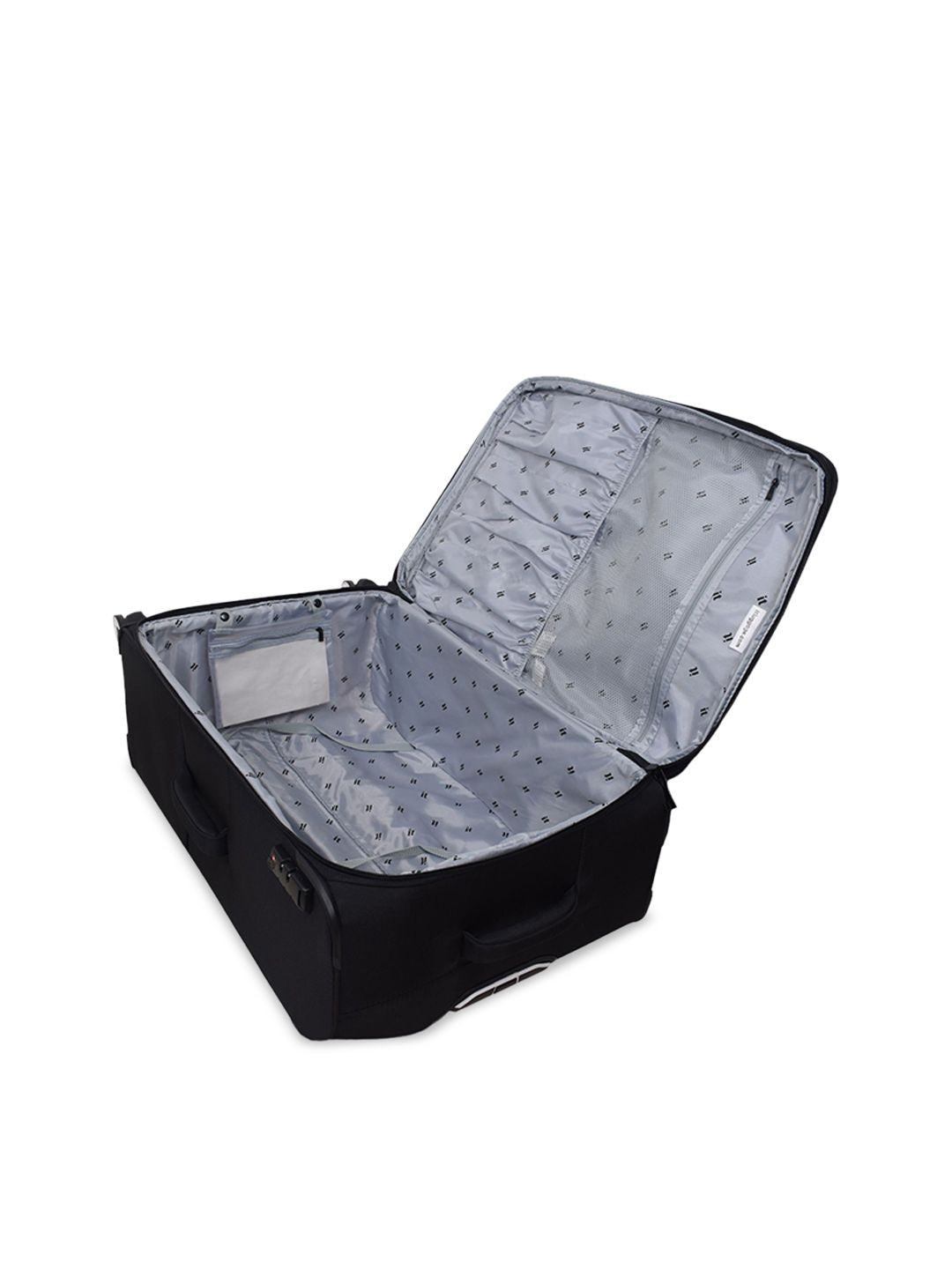 IT Luggage Reptilian Black Trolley Bag