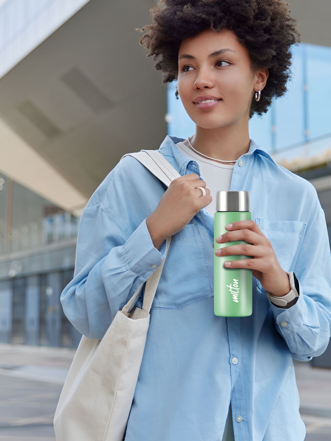 Milton Bitsy Stainless Steel Water Bottle - 450 ml