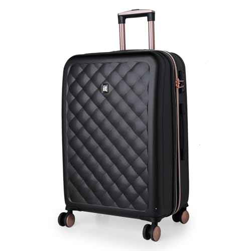 IT Luggage Fashionista Pro Expandable Hard Trolley — Black