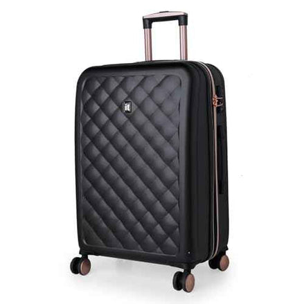 IT Luggage Fashionista Pro Expandable Hard Trolley — Black
