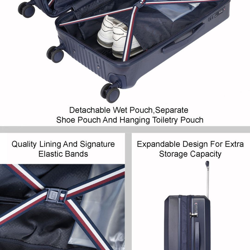Tommy Hilfiger Arbor Trolley Bag — wheels