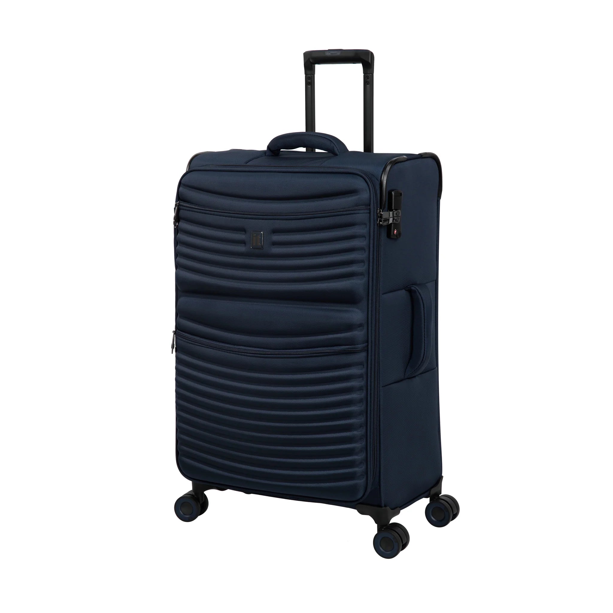 IT Luggage Precursor Meditarian Blue Trolley Bag