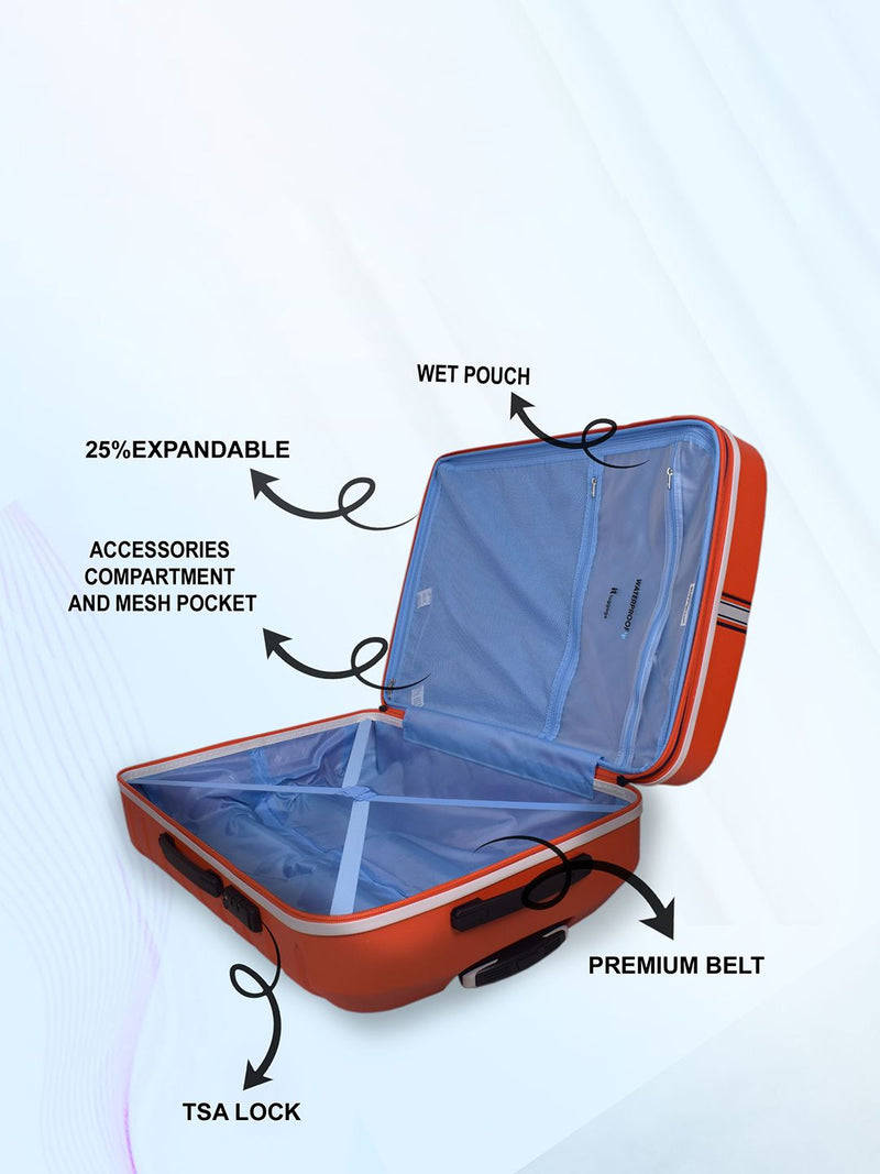 IT Luggage Intertide Tangerine Tango Trolley Bag - image 5 of 6