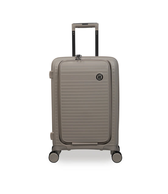 IT Luggage Spontaneous Feather Grey Trolley Bag
