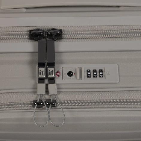 IT Luggage Spontaneous Feather Grey Trolley Bag