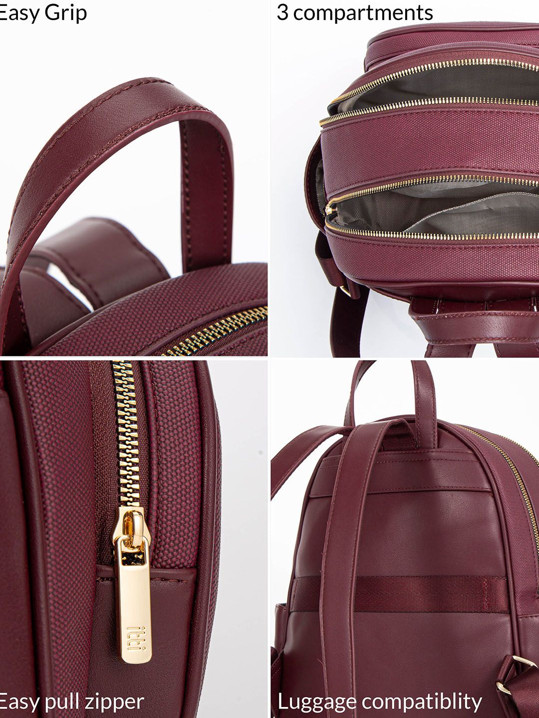 Itti Women Olivia Textured Backpack