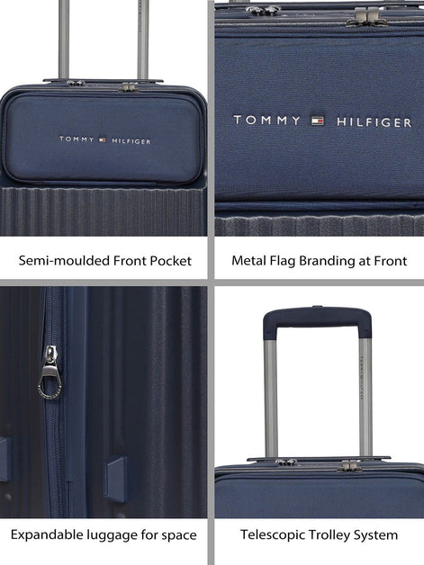 Tommy Hilfiger Pittsburg Textured Hard-Sided Trolley Bag