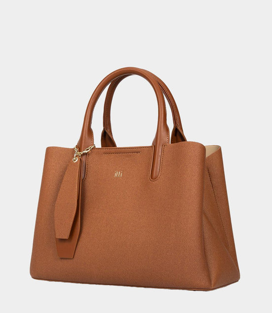 Itti Women Trapez Textured Structured Handheld Bag With Pouch ( Limited Edition )