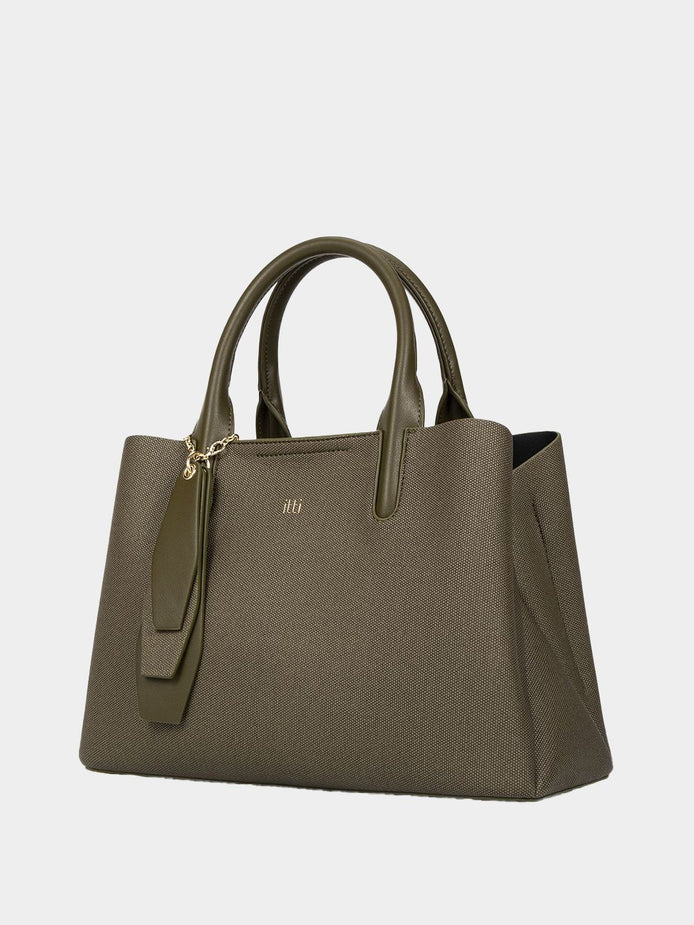 Itti Women Trapez Textured Structured Handheld Bag With Pouch ( Limited Edition )