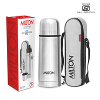 Milton Flip Lid Thermosteel Bottle — back view