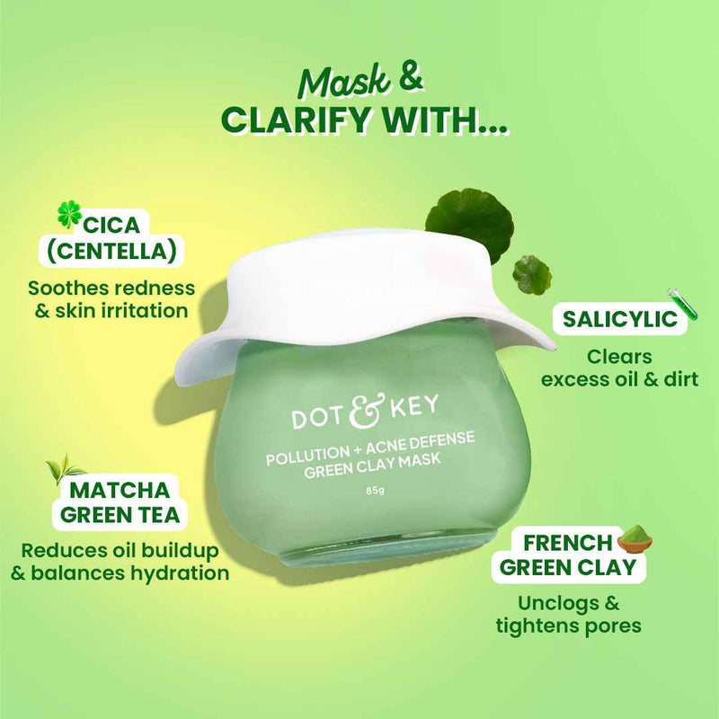 Dot & Key Cica & Salicylic French Green Clay Face Mask