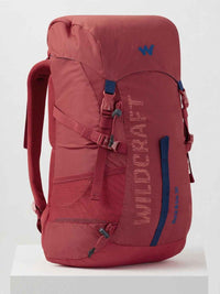 Wildcraft Rock & Ice 30 L rucksack in Red - back panel