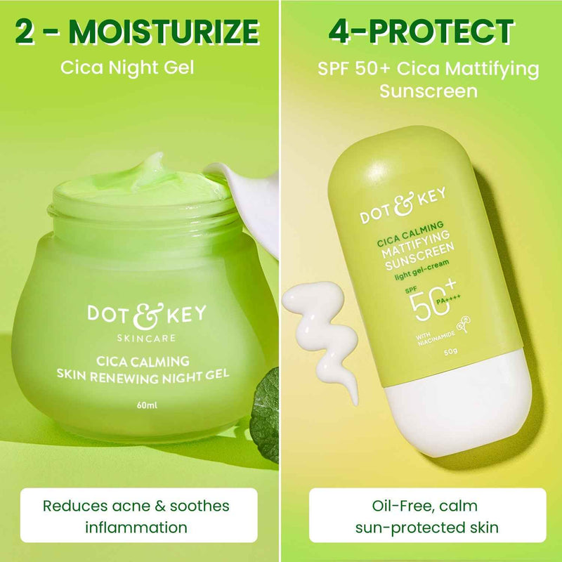 Dot & Key Super Cica & Salicylic Anti Acne Routine