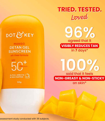 Dot & Key Mango Detan Gel Sunscreen SPF 50+ PA++++