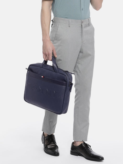 Tommy Hilfiger Navy Blue Galveston Laptop Bag
