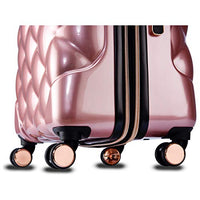 IT Luggage St. Tropez Rose Gold wheels