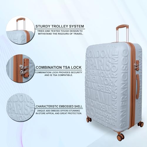 IT Luggage Destinations Blue side