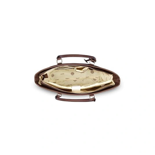 Lavie Luxe Mono Sherry Pro Satchel — Choco