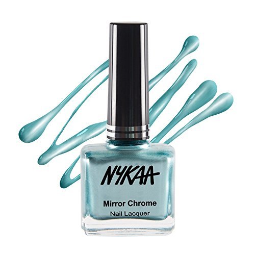 Nykaa Mirror Chrome Nail Enamel — front view