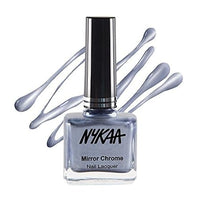 Nykaa Mirror Chrome Nail Enamel — side view