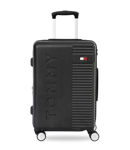 Tommy Hilfiger Rockfill Hard Luggage Trolley | Water Resistant | PVC Wet Pocket