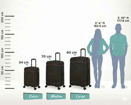 IT Luggage Extravagant Expandable Hard Trolley — Brown (24″ Medium)