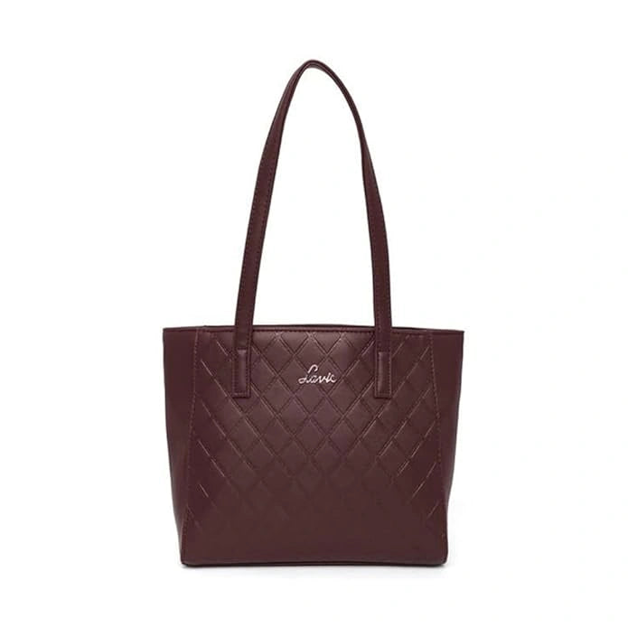 Lavie Bets Emboss Tote Handbag — Deep Pink