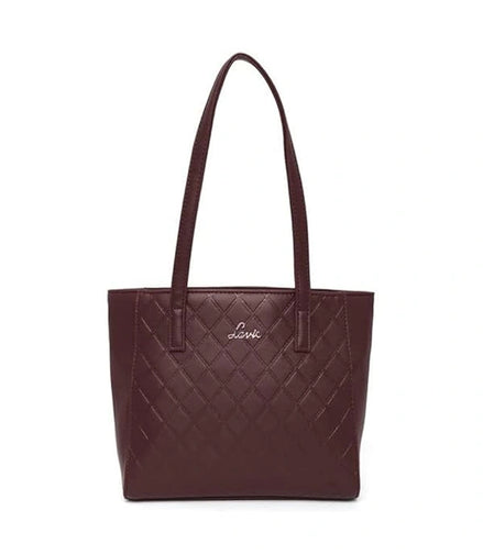 Lavie Bets Emboss Tote Handbag — Deep Pink