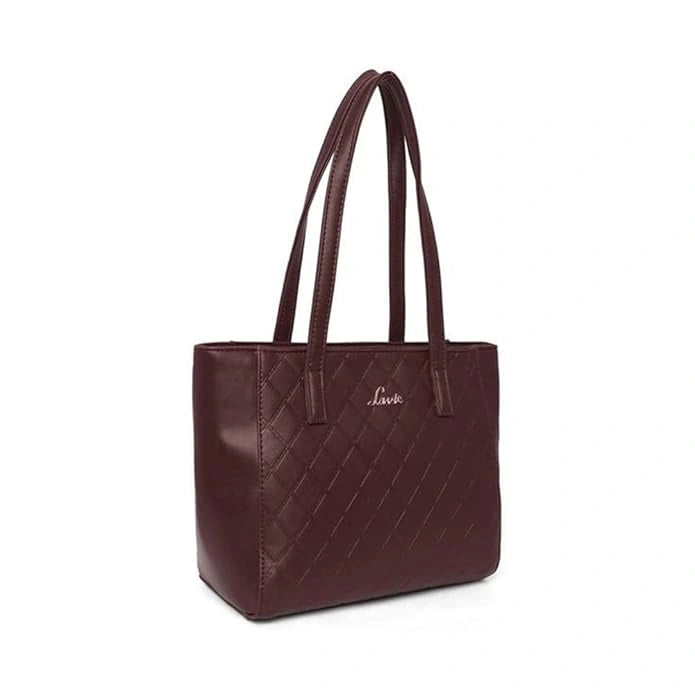 Lavie Bets Emboss Tote Handbag — Deep Pink