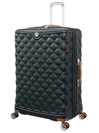 IT Luggage Indulging Expandable Hard Trolley — Dark Green (28″ Check-in)