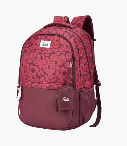 Genie Eleanor 40L Laptop Backpack With Raincover - Rust