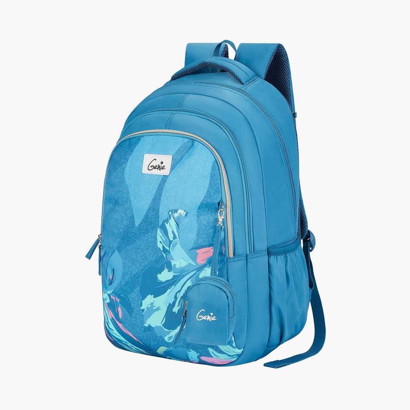 Genie Sea Bloom 36L School Backpack - Steel Blue