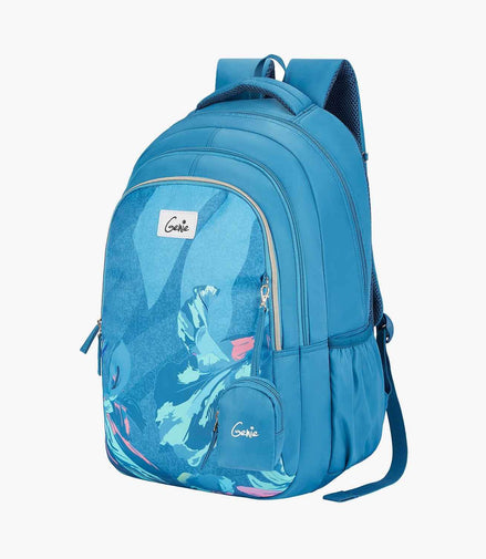 Genie Sea Bloom 36L School Backpack - Steel Blue