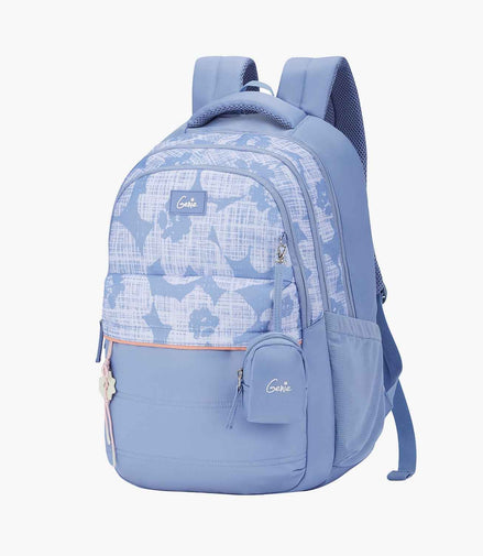 Genie Quilsy 40L Laptop Backpack With Raincover - Blue