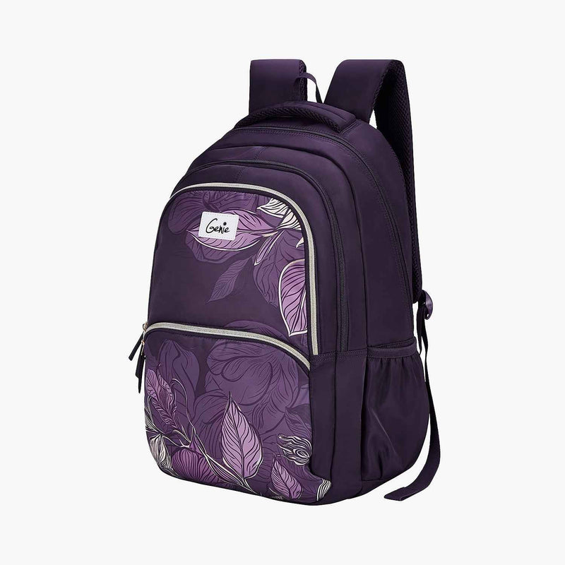 Genie Canopy 36L Laptop Backpack With Raincover - Wine Red