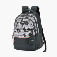 Genie Quilsy 40L Laptop Backpack With Raincover - Dark Grey