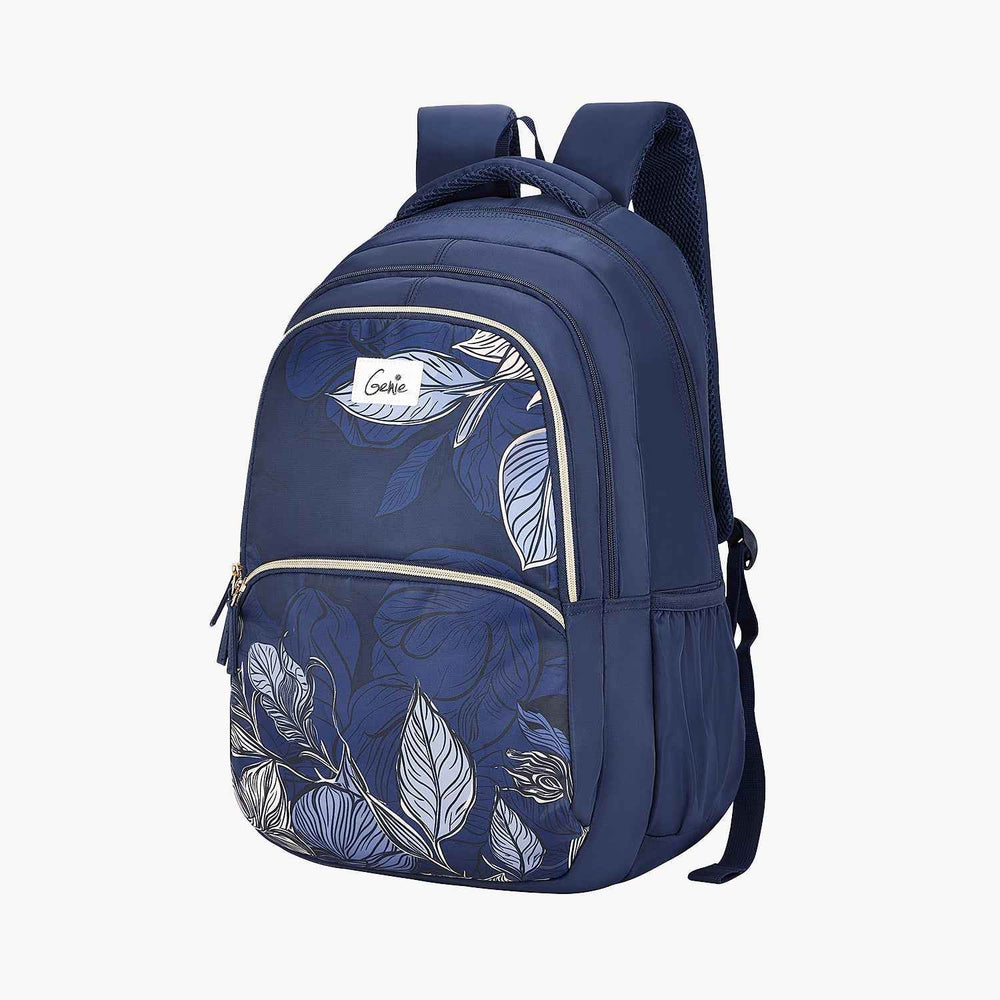 Genie Canopy 36L Laptop Backpack With Raincover - Navy Blue