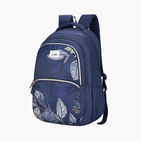 Genie Canopy 36L Laptop Backpack With Raincover - Navy Blue