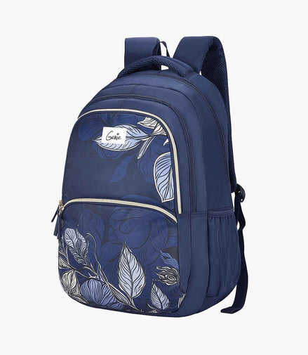 Genie Canopy 36L Laptop Backpack With Raincover - Navy Blue