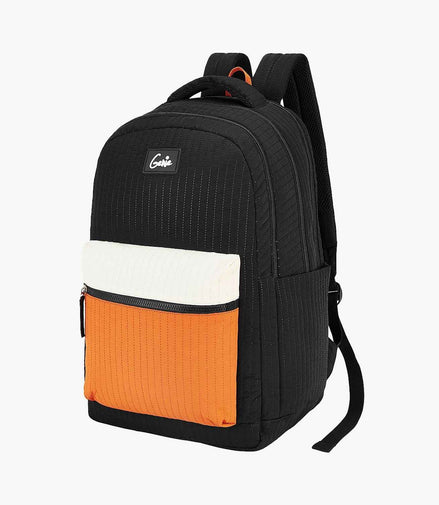 Genie Snuggle 36L Laptop Backpack With Raincover - Black