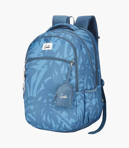 Genie Velora 40L Laptop Backpack With Raincover - Steel Blue