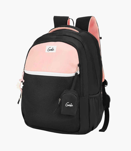 Genie Twist 40L Laptop Backpack With Raincover — Black