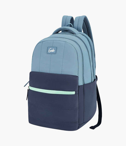 Genie Marshmellow 36L Laptop Backpack With Raincover - Navy Blue