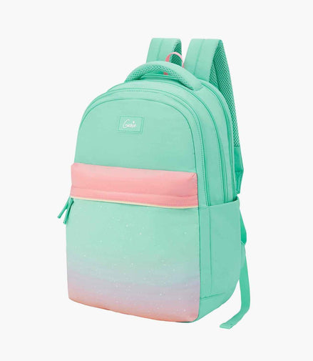 Genie Twinkle Dusk 27L School Backpack - Green
