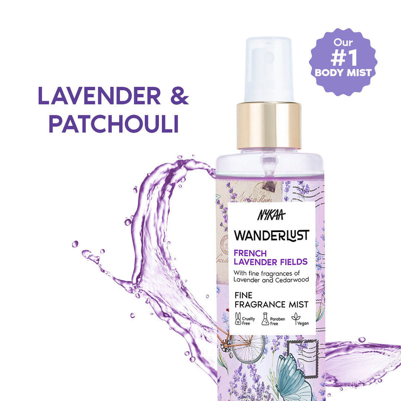 Nykaa Wanderlust Fragrance Body Mist - French Lavender