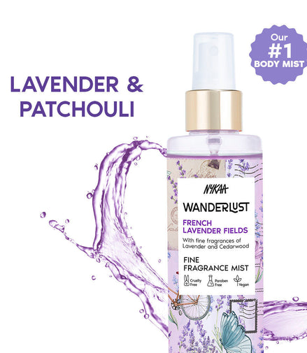 Nykaa Wanderlust Fragrance Body Mist - French Lavender