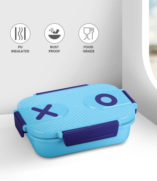 MILTON Stainless Steel Lunch Box | Leakproof Tiffin | 2 Containers