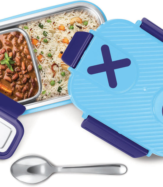 MILTON Stainless Steel Lunch Box | Leakproof Tiffin | 2 Containers