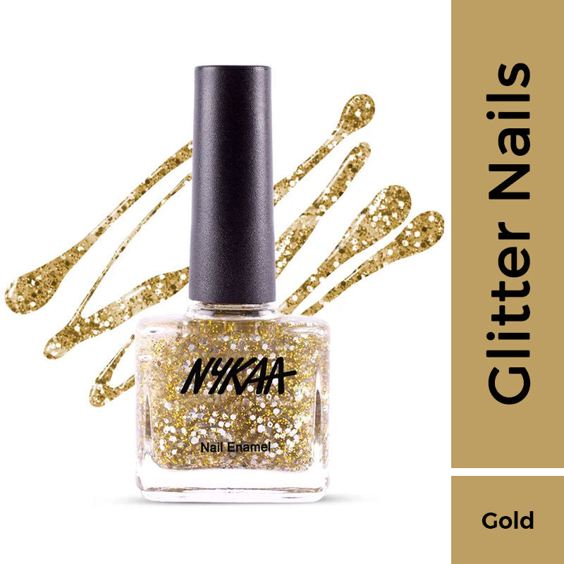 Nykaa Star Studded Glitter Top Coat — front view