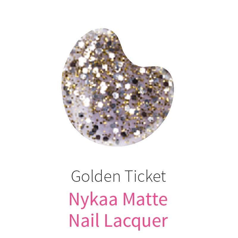 Nykaa Star Studded Glitter Top Coat — side view